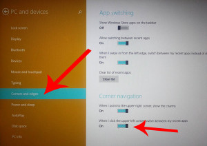 Windows 8 disable swipe gestures